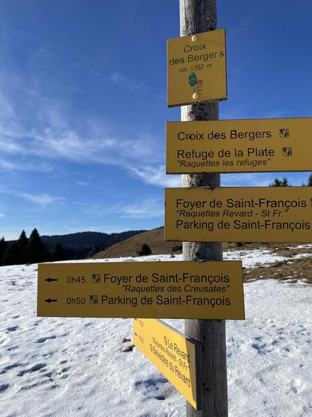 Itinéraire raquettes à neige : la petite traversée_Le Revard