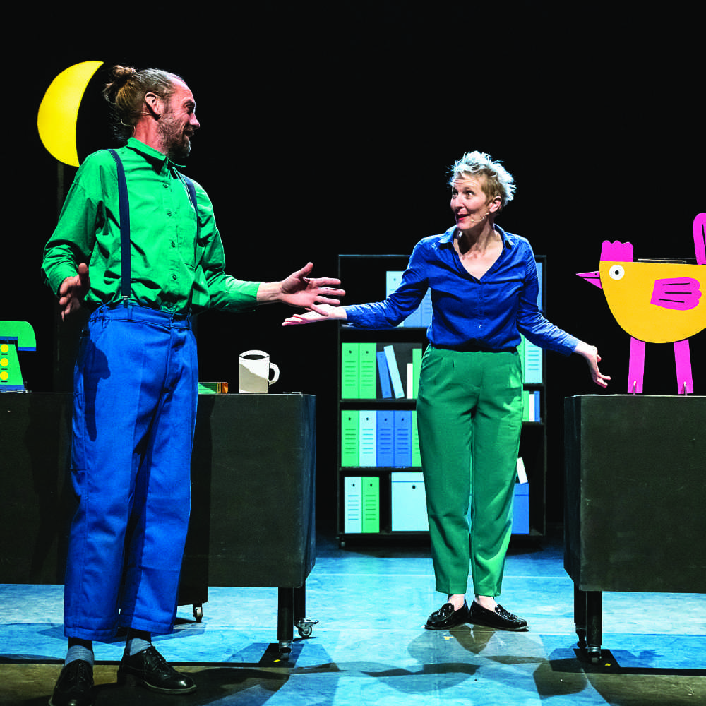 Spectacle de Théâtre-Musical : Une poule sur la lune de la Compagnie Les Belles…
