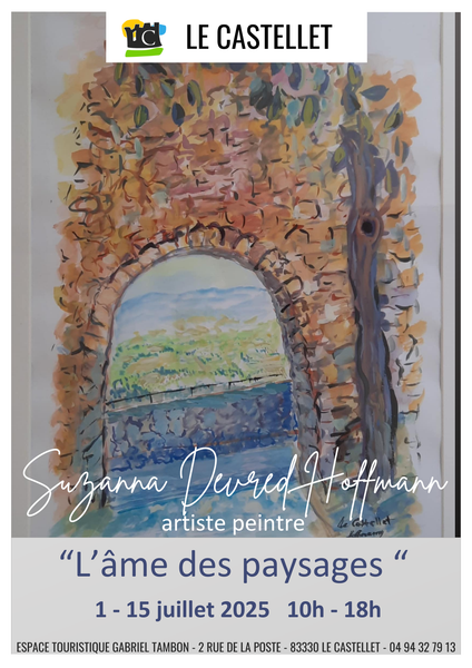 "L'âme des paysages", exposition peinture_Le Castellet