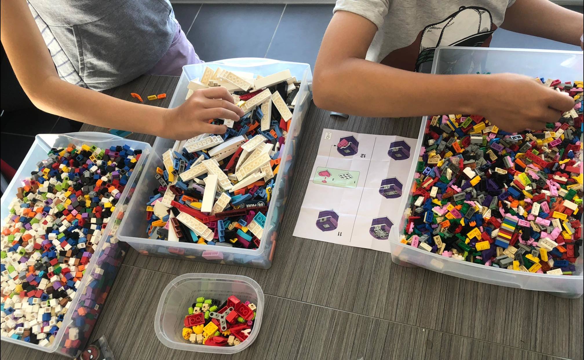 Atelier Lego : construction d'un Roller Coaster