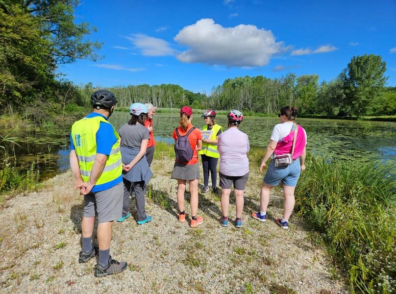 A bicyclette avec Ravier : des paysages à croquer à Morestel !_Morestel