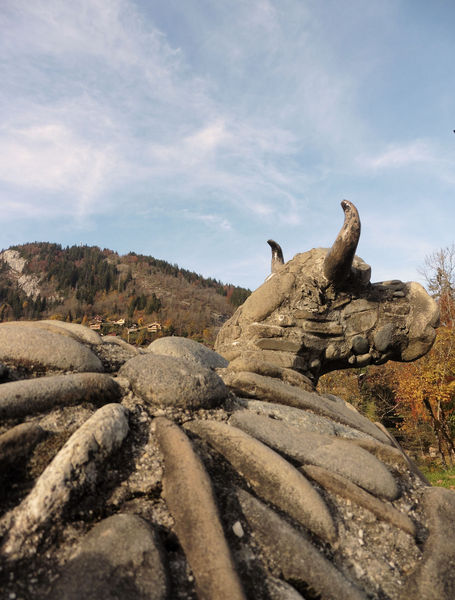 Art Vache : La vache aux yeux bleus