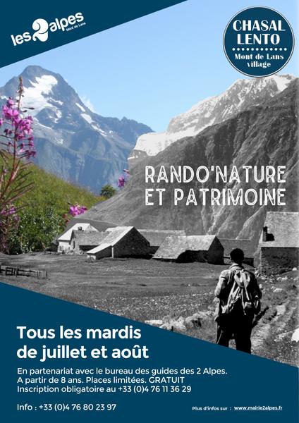 Rando nature et patrimoine