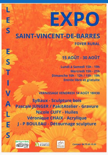 Exposition Les Estivales_Saint-Vincent-de-Barrès