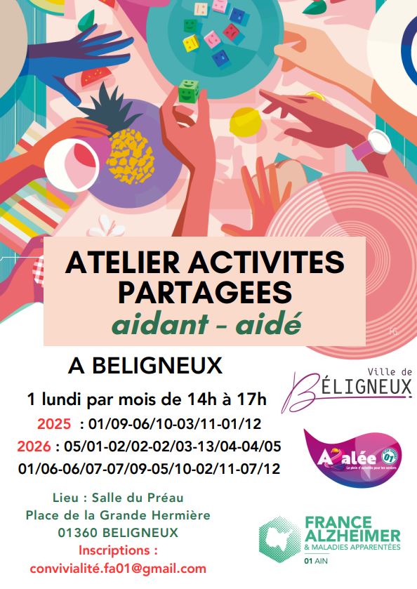 ATELIERS ACTIVITES PARTAGEES AIDANT-AIDE_Béligneux