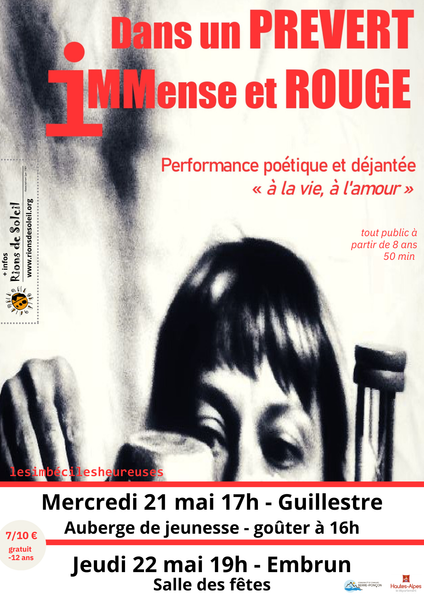 Spectacle Dans un Prévert Immense et Rouge_Guillestre