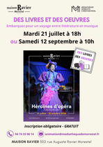 Animation à la Maison Ravier : des livres et des oeuvres_Morestel