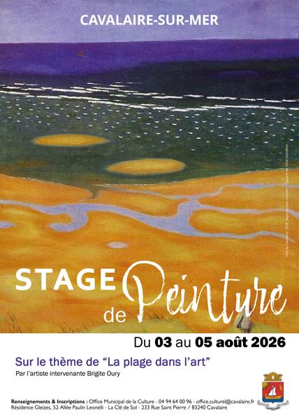 Stage de peinture adultes et enfants_Cavalaire-sur-Mer