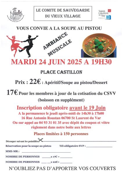 Soupe au pistou et Fête de la Saint-Jean_Saint-Laurent-du-Var