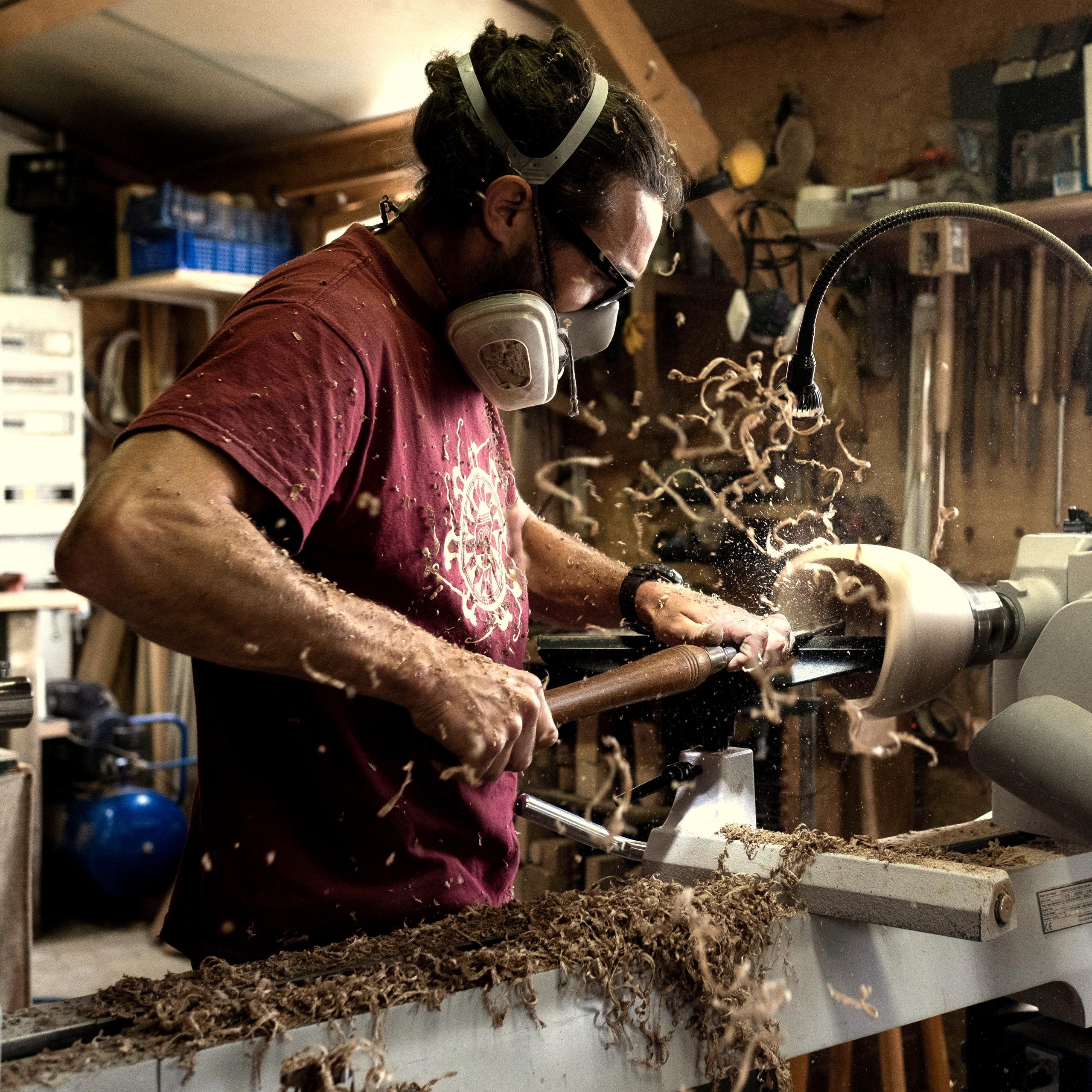 Exposition de tournage sur bois - Damien Maillet