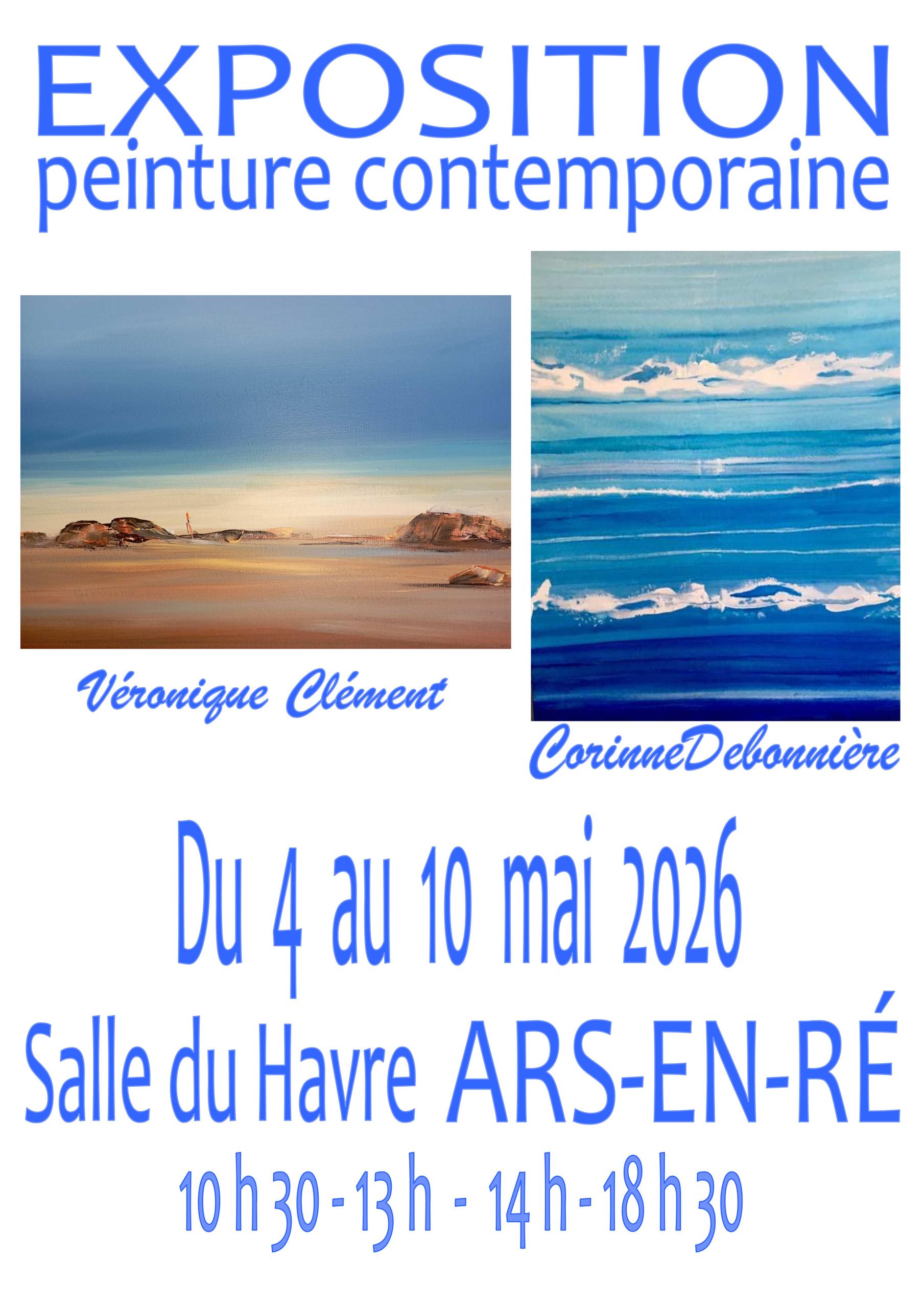 Exposition Véronique Clément et Corinne Debonnière - Peintures