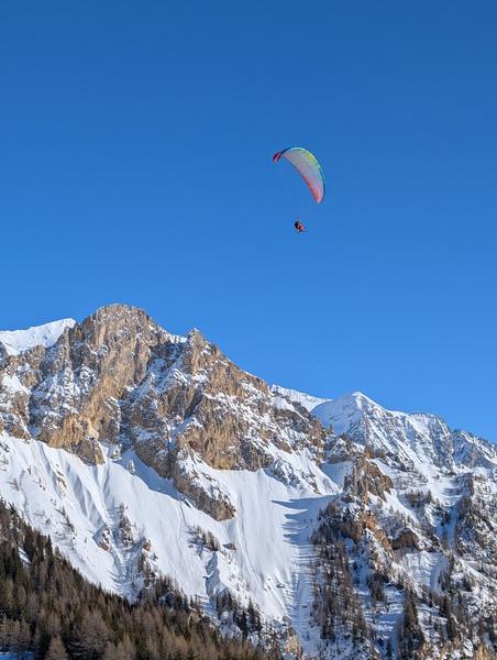 Vol biplace EPDA Ecole de Parapente des Arcs