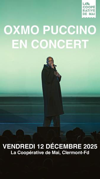 Oxmo Puccino | La Coopérative de Mai
