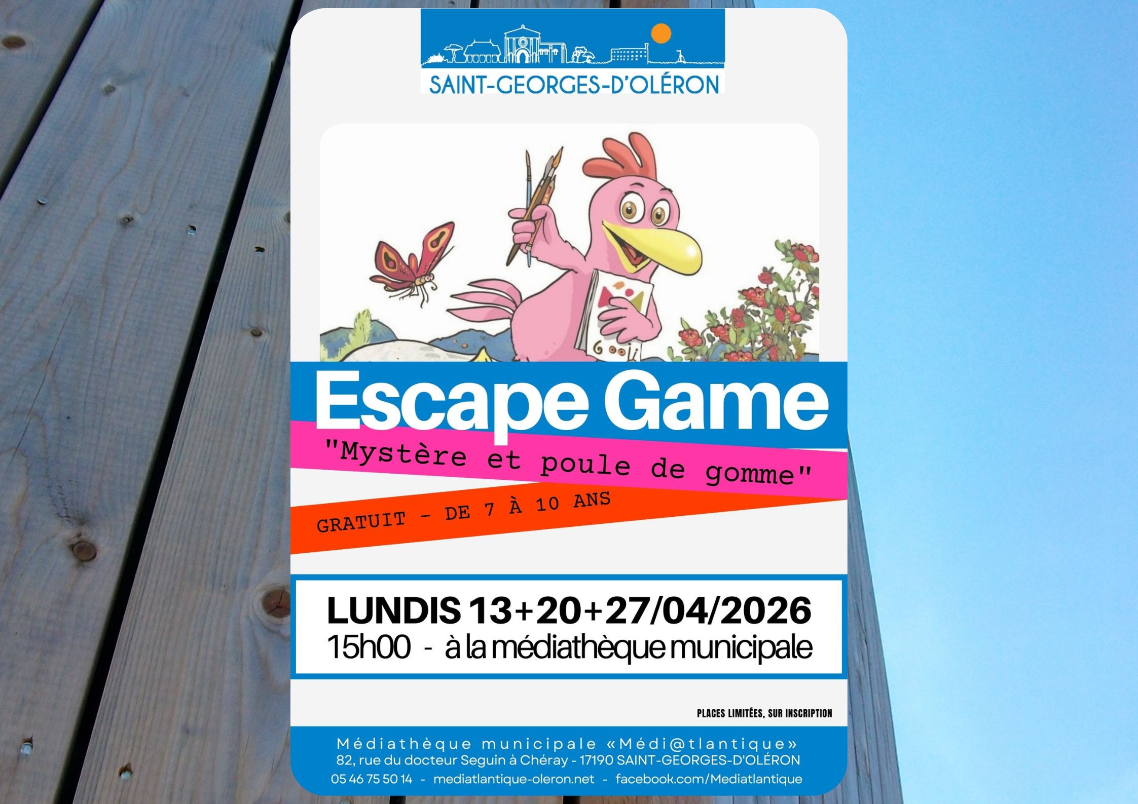 Escape Game "Mystère et poule de gomme"