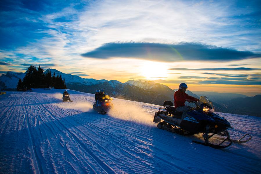 Snowmobile excursions