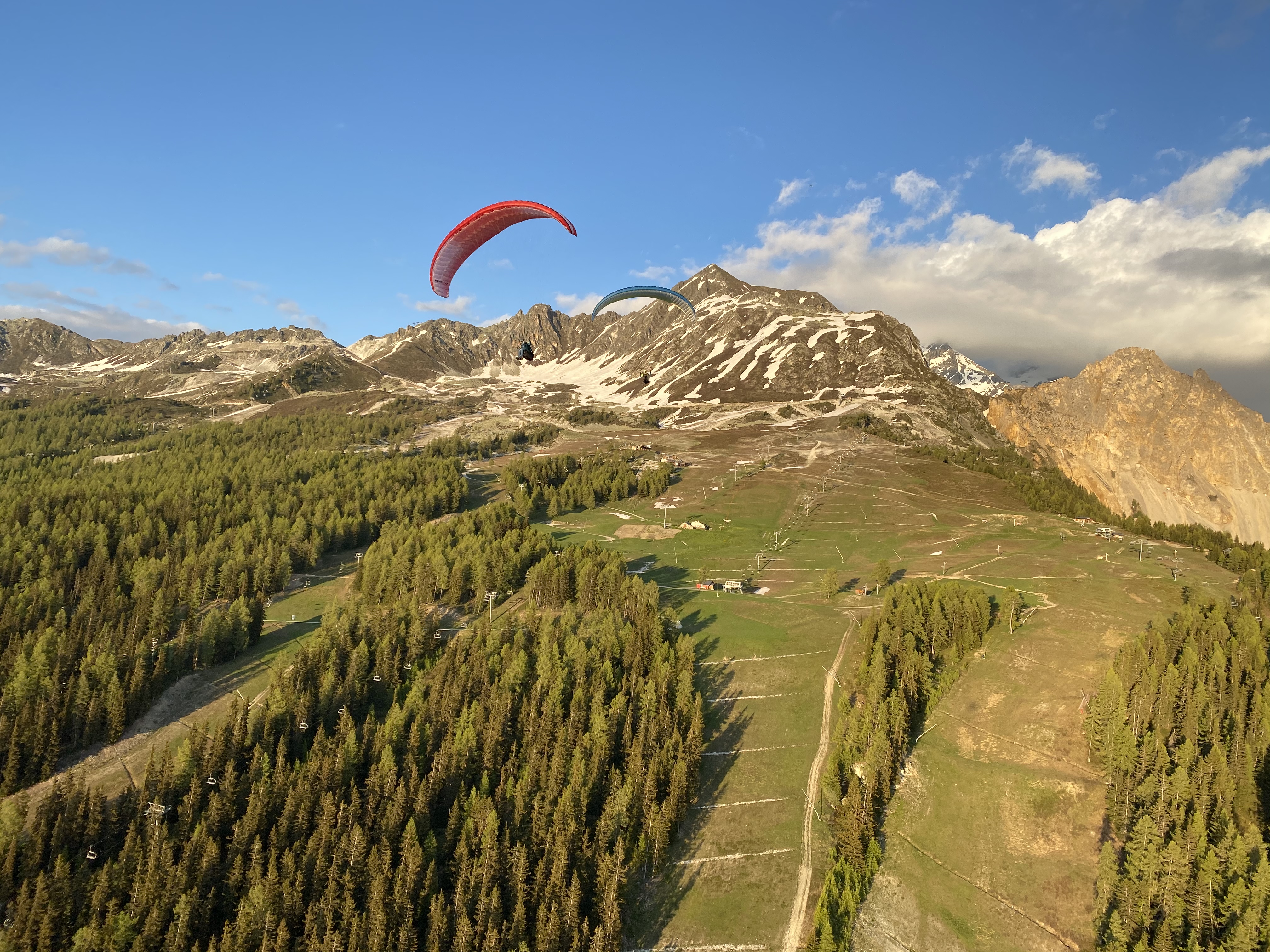 Vol en parapente