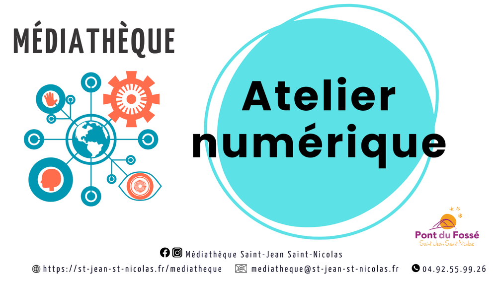 Atelier numérique en famille_Saint-Jean-Saint-Nicolas - © Médiathèque Pont du Fossé Atelier numérique en famille_Saint-Jean-Saint-Nicolas - © Médiathèque Pont du Fossé
