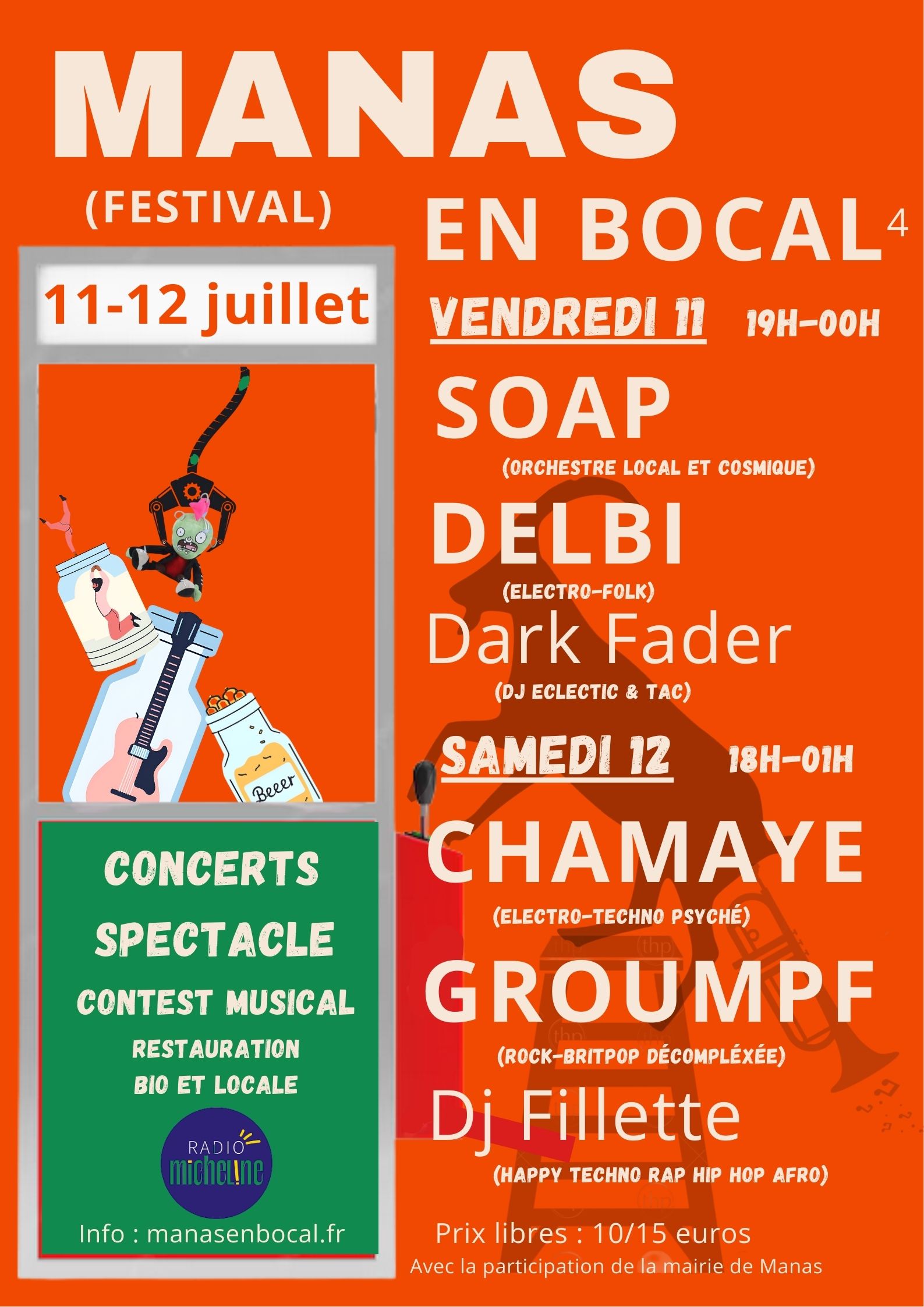 Manas en bocal 4ème édition