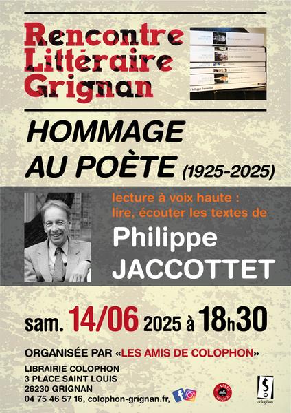 Rencontre littéraire - Grignan