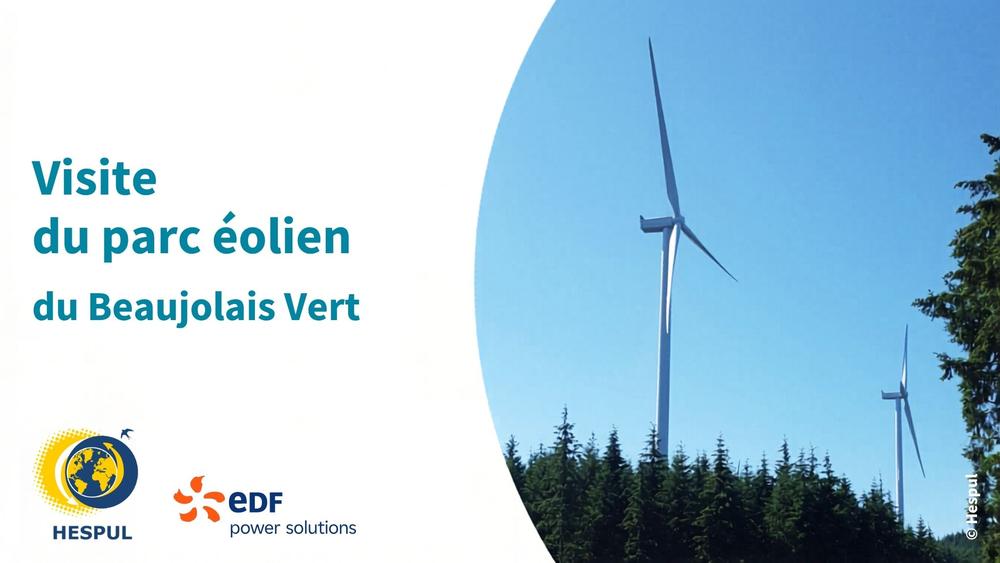 Visite du parc éolien du Beaujolais Vert