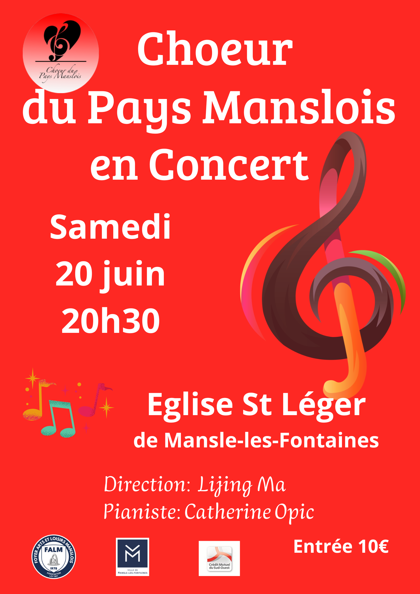 Concert Choeur du Pays Manslois