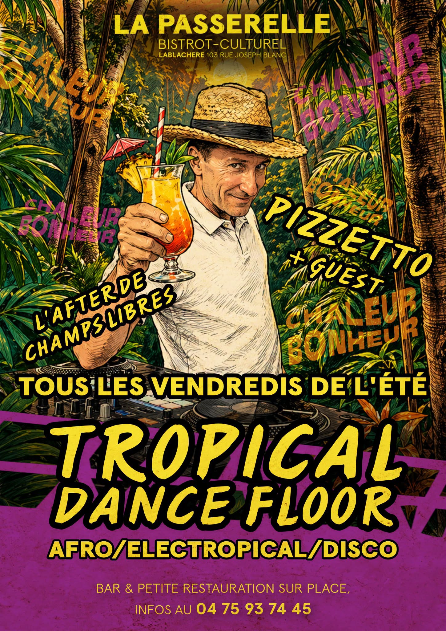 Les vendredis tropical dance floor