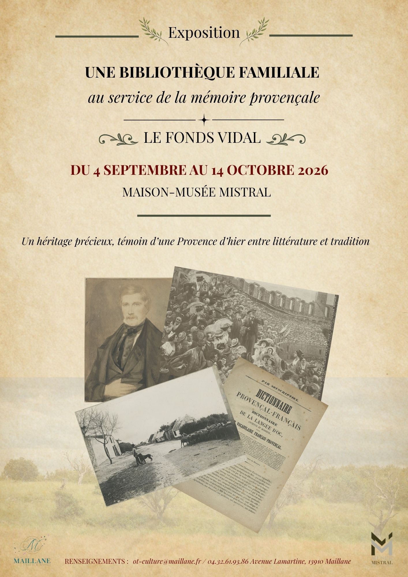 Exposition : Une bibliothèque Familiale au service de la mémoire provençale