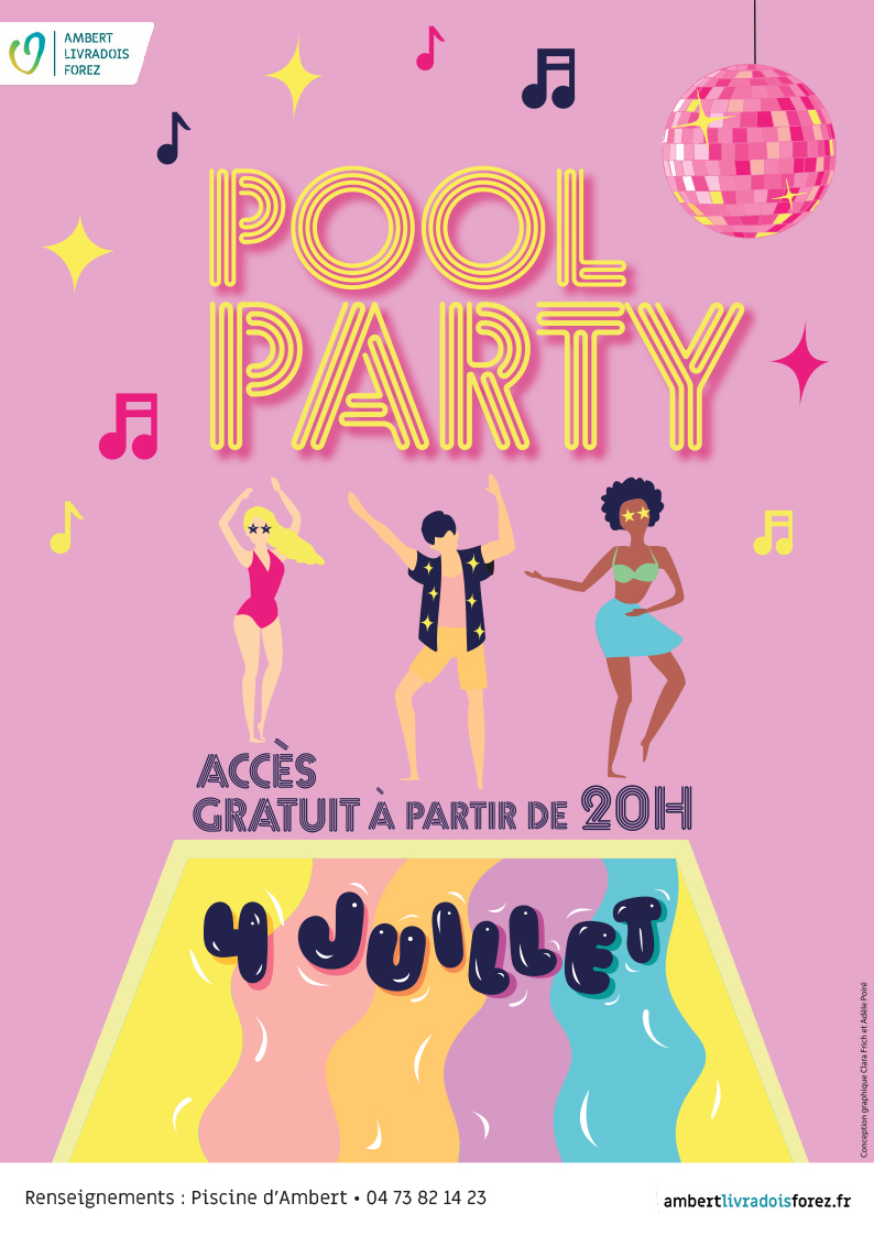 Pool party de la piscine Ambert Livradois Forez