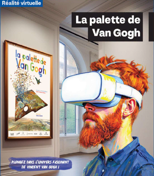 Animation réalité virtuelle : la palette de Van Gogh