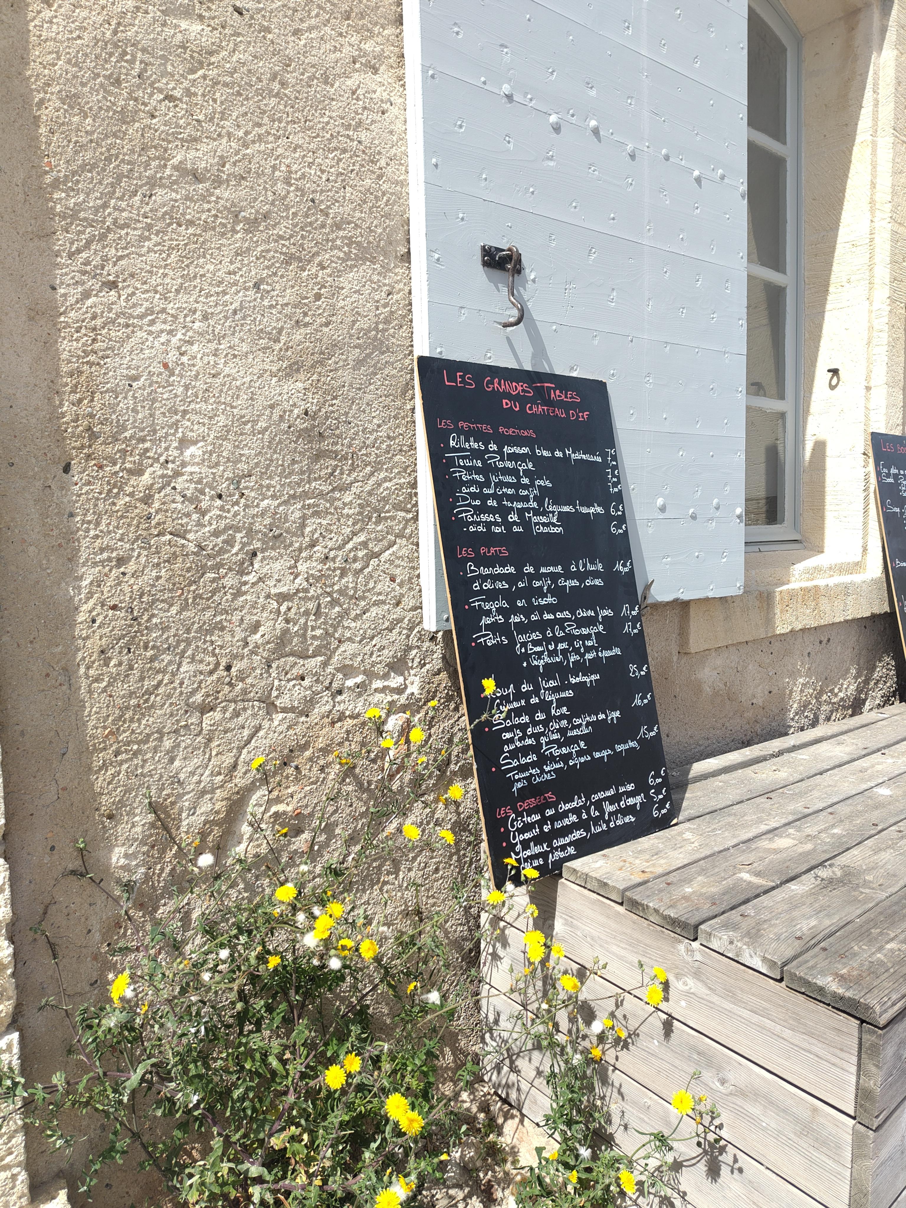 Les Grandes Tables du Château d'If