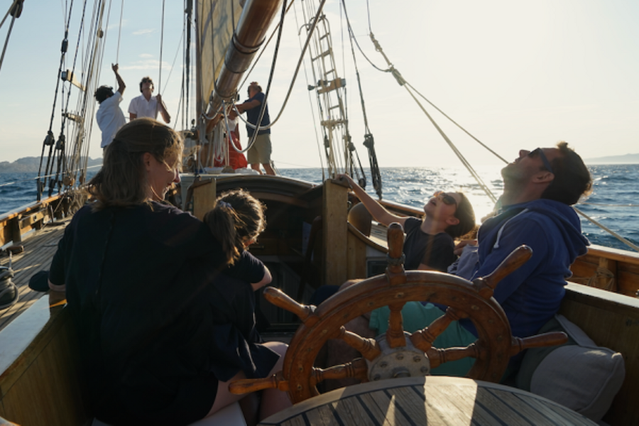 Soirée croisière au couchant sur Eleanor Mary