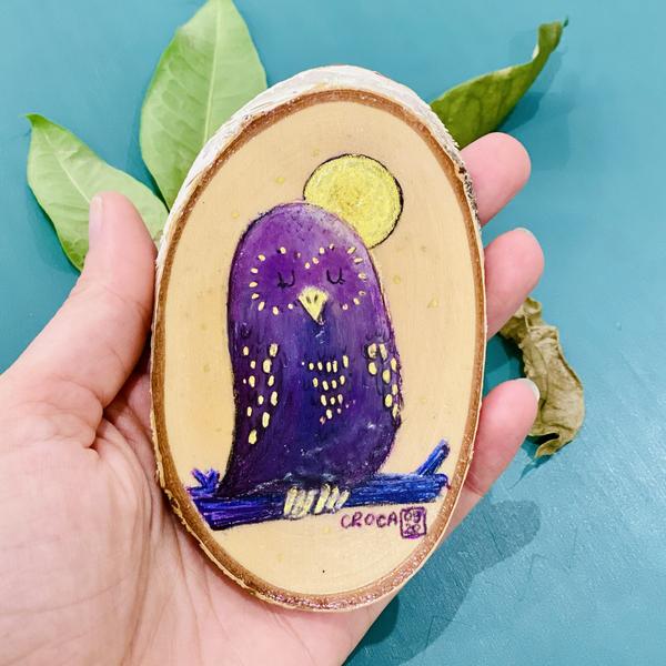 Peinture sur rondin de bois - Atelier Juniors dès 7 ans et Adultes