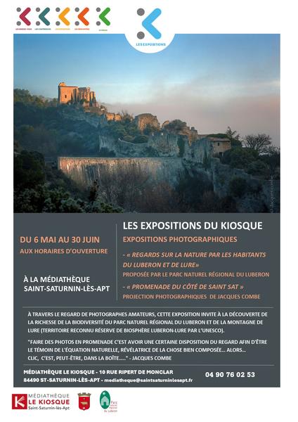 Affiche expositions photographiques