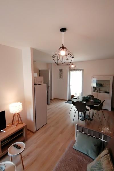 Salon du gîte Chante Duc aux Gîtes de Sylilanse à St Pons