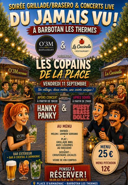Grande Soirée Brasero et Concert Live à Barbotan les Thermes_Cazaubon