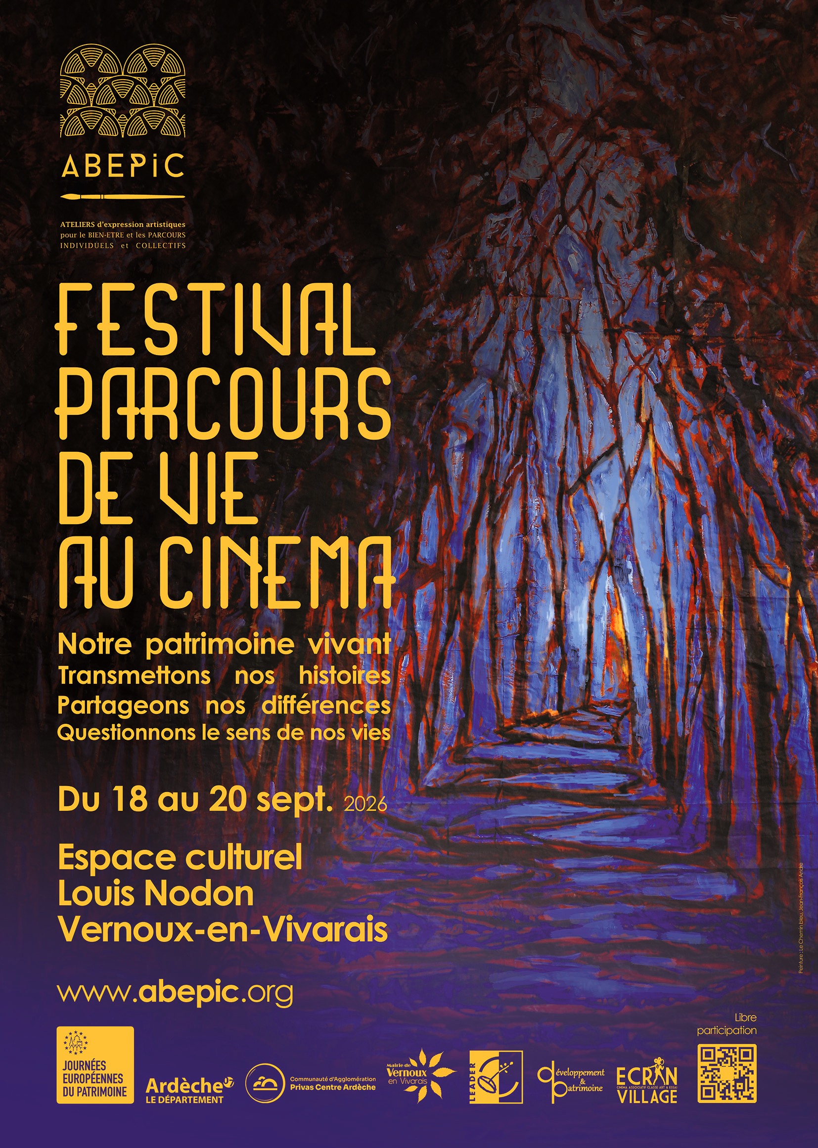 Affiche de la 1ère édition du festival