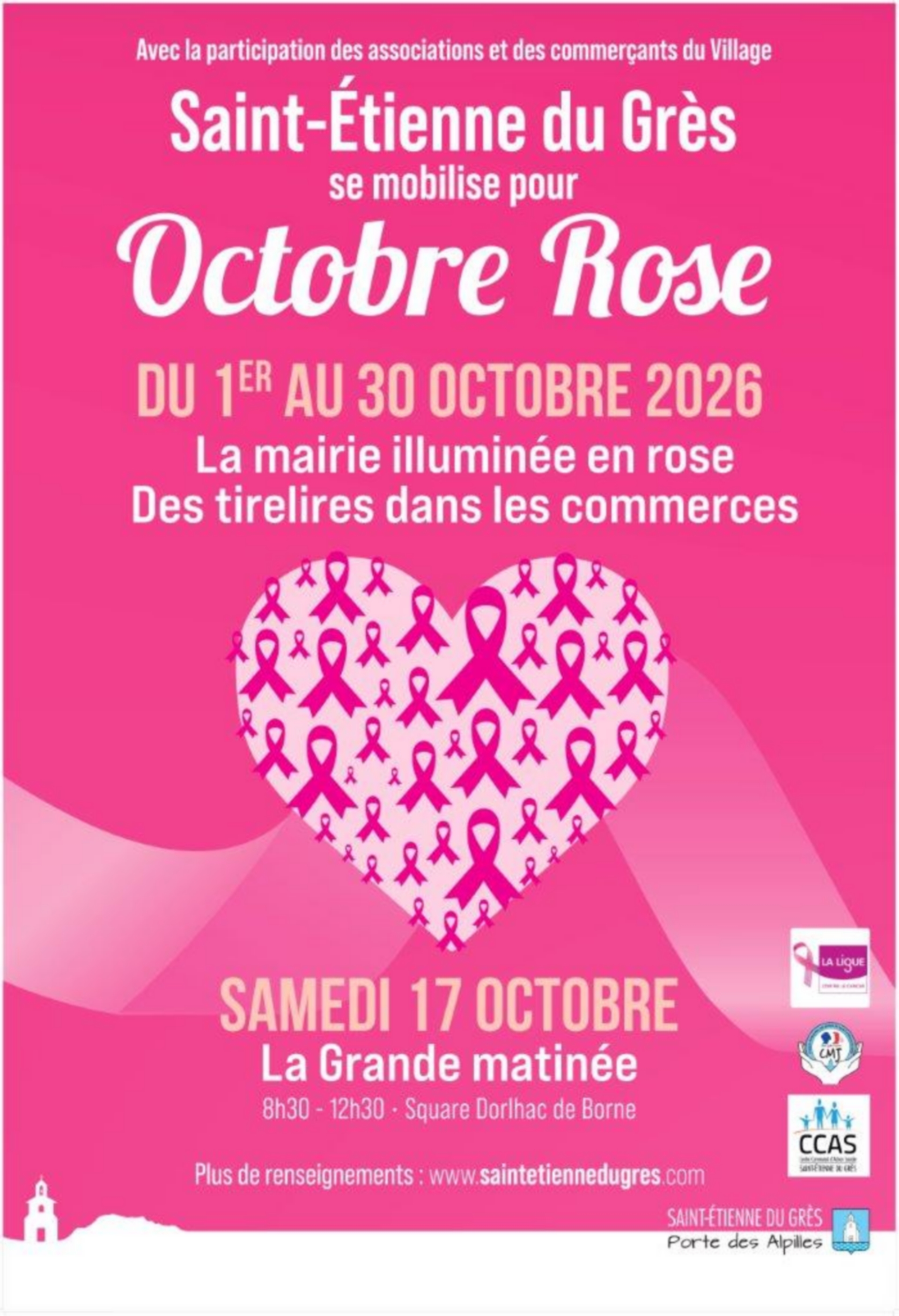 Octobre Rose à St. Etienne du Grès