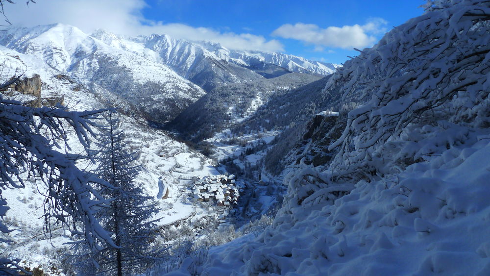 L'hiver sur le plateau de Pra Gazé