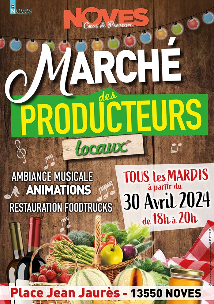 Marché des Producteurs locaux  France Provence-Alpes-Côte d'Azur Bouches-du-Rhône Noves 13550