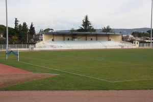 Vue du terrain de foot