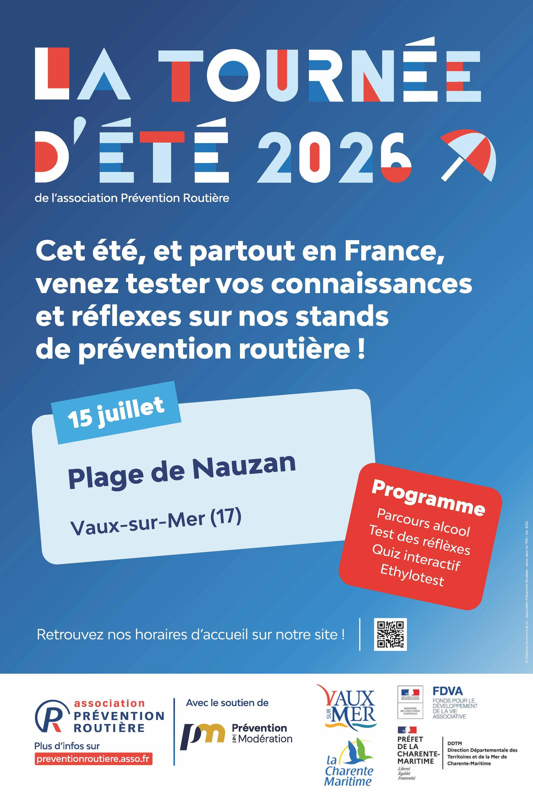 La tournée d'été de l'association Prévention Routière