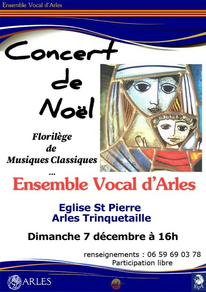 Concert de Noël de l’Ensemble Vocal d’Arles