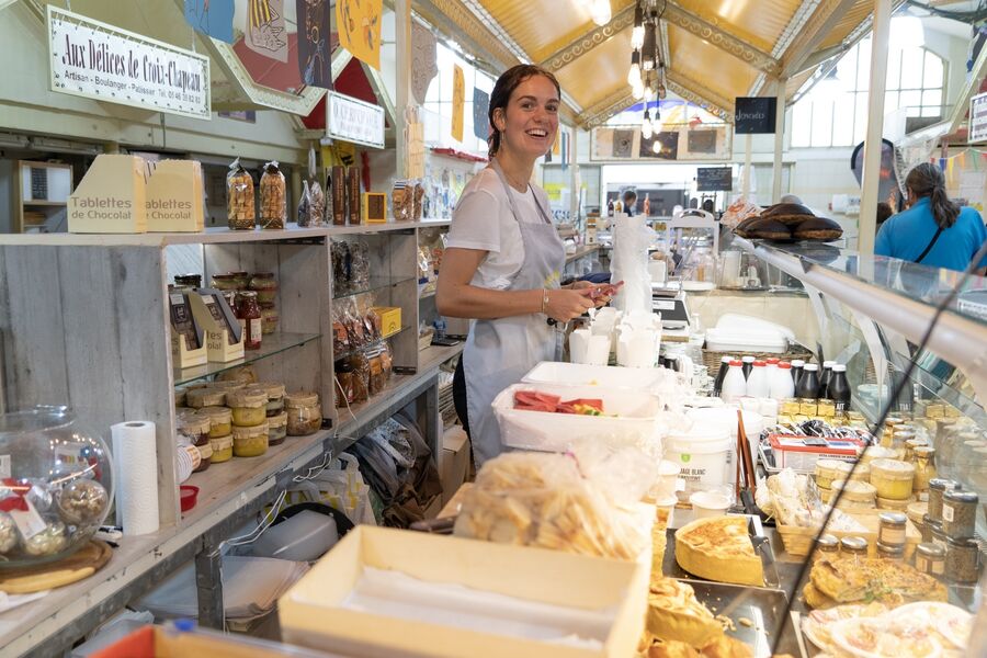 Le marché couvert de Châtelaillon Plage