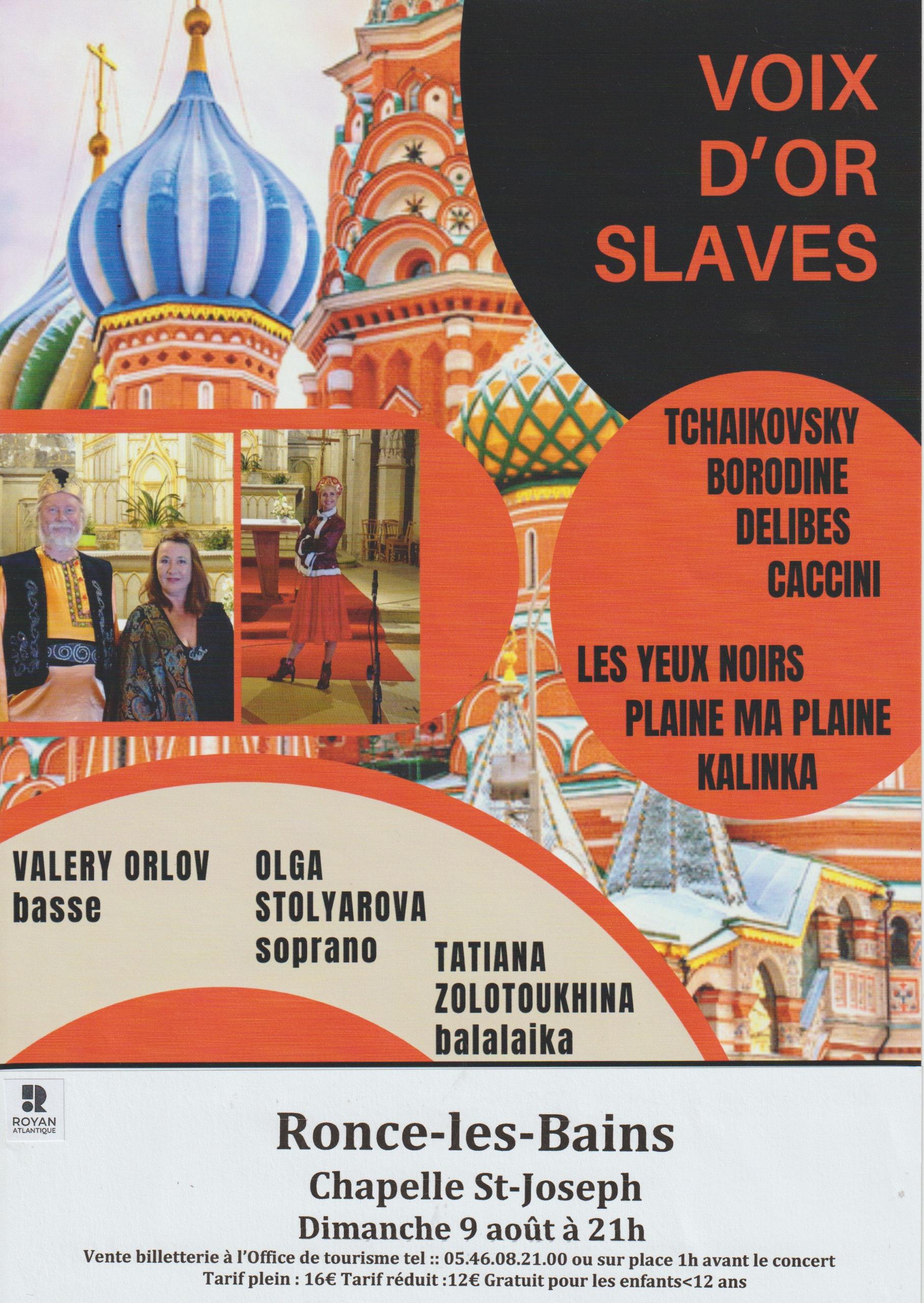 Concert Voix d'Or Slaves