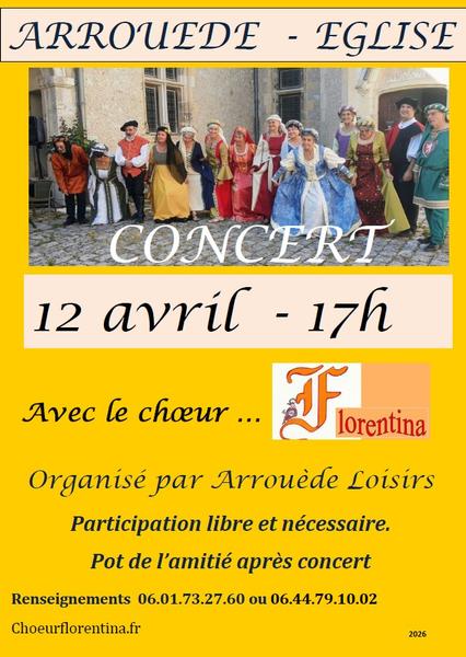 Concert avec le choeur Florentina_Arrouède