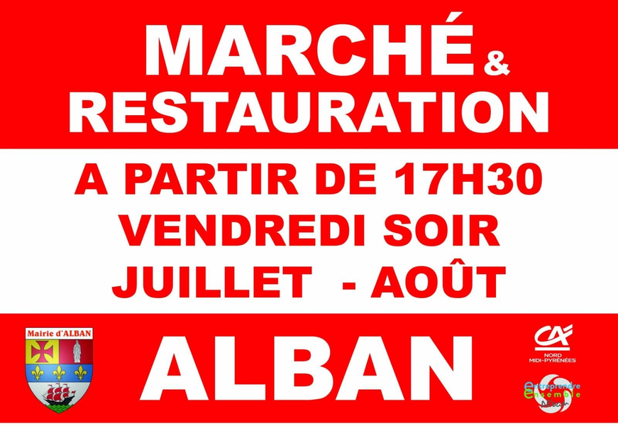 Marché et restauration