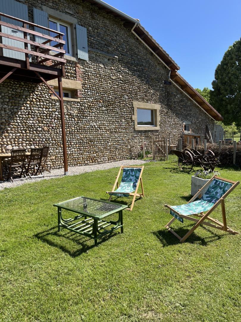 Jardin privé pour un moment de détente et de repos
