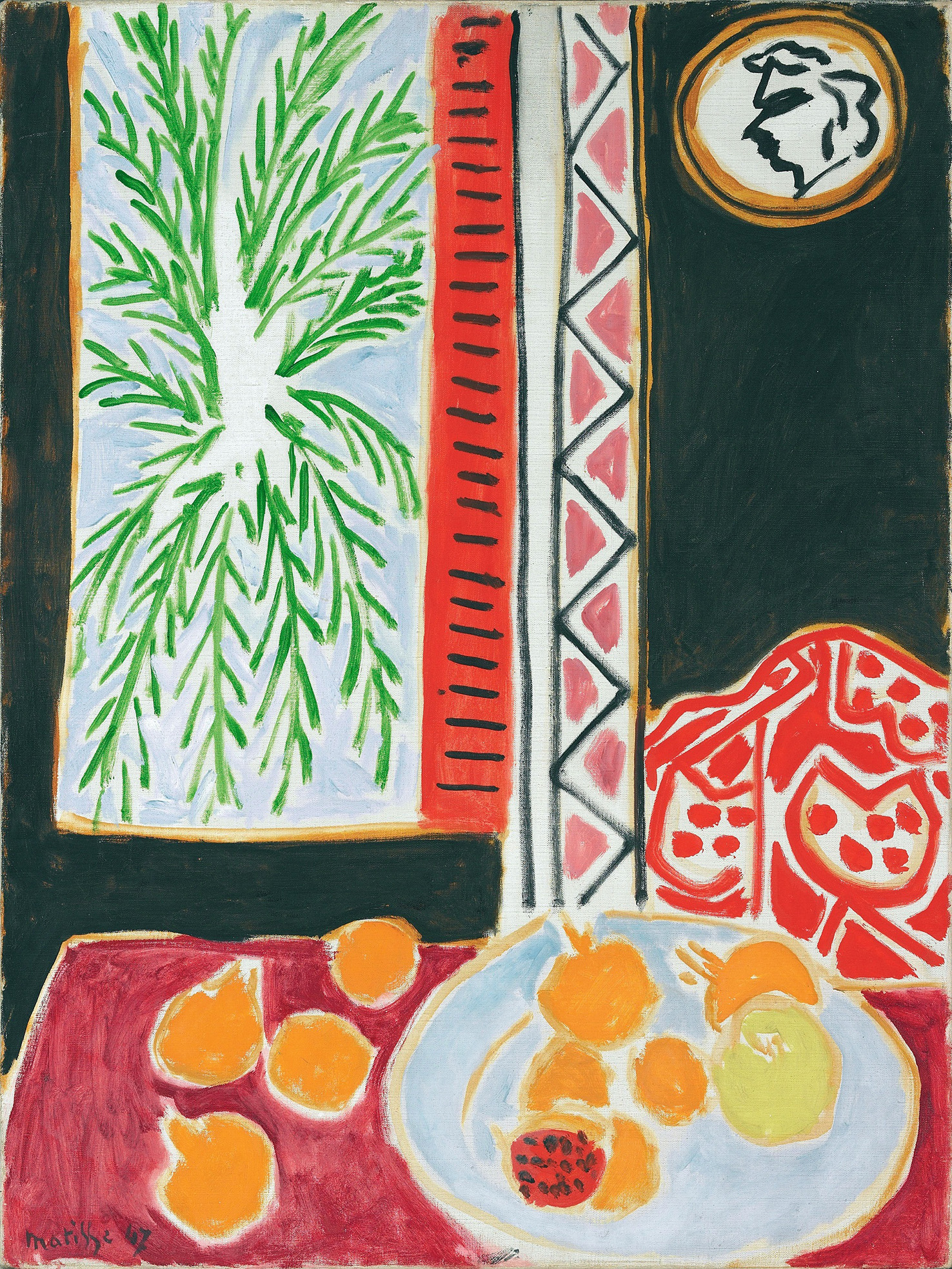 Henri Matisse, Nature morte aux grenades, Vence, novembre 1947, huile sur toile.