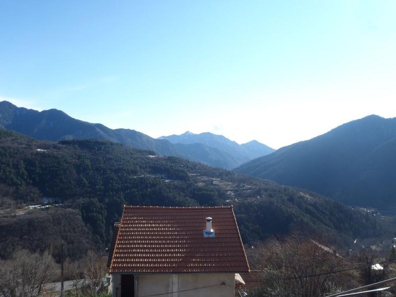 Gîte Chez José-Vue depuis le gîte-Belvédère-Gîtes de France des Alpes-Maritimes