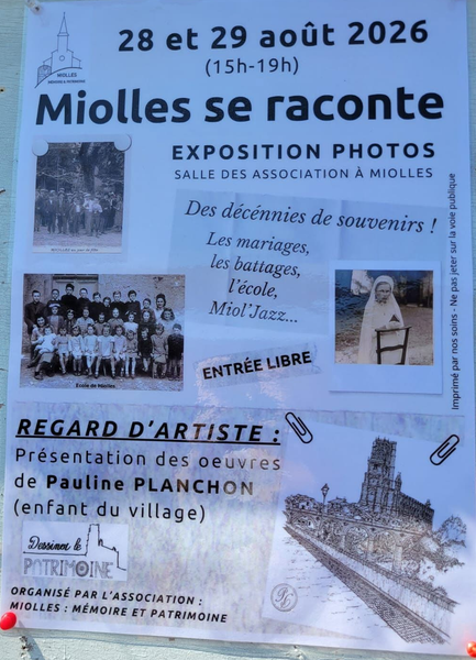 Miolles se raconte : exposition photos
